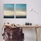 Stupell Industries Calm Tranquil Sea horizon 2 pc Framed Giclee Wall Art Set Design by Suzanne Nicoll
